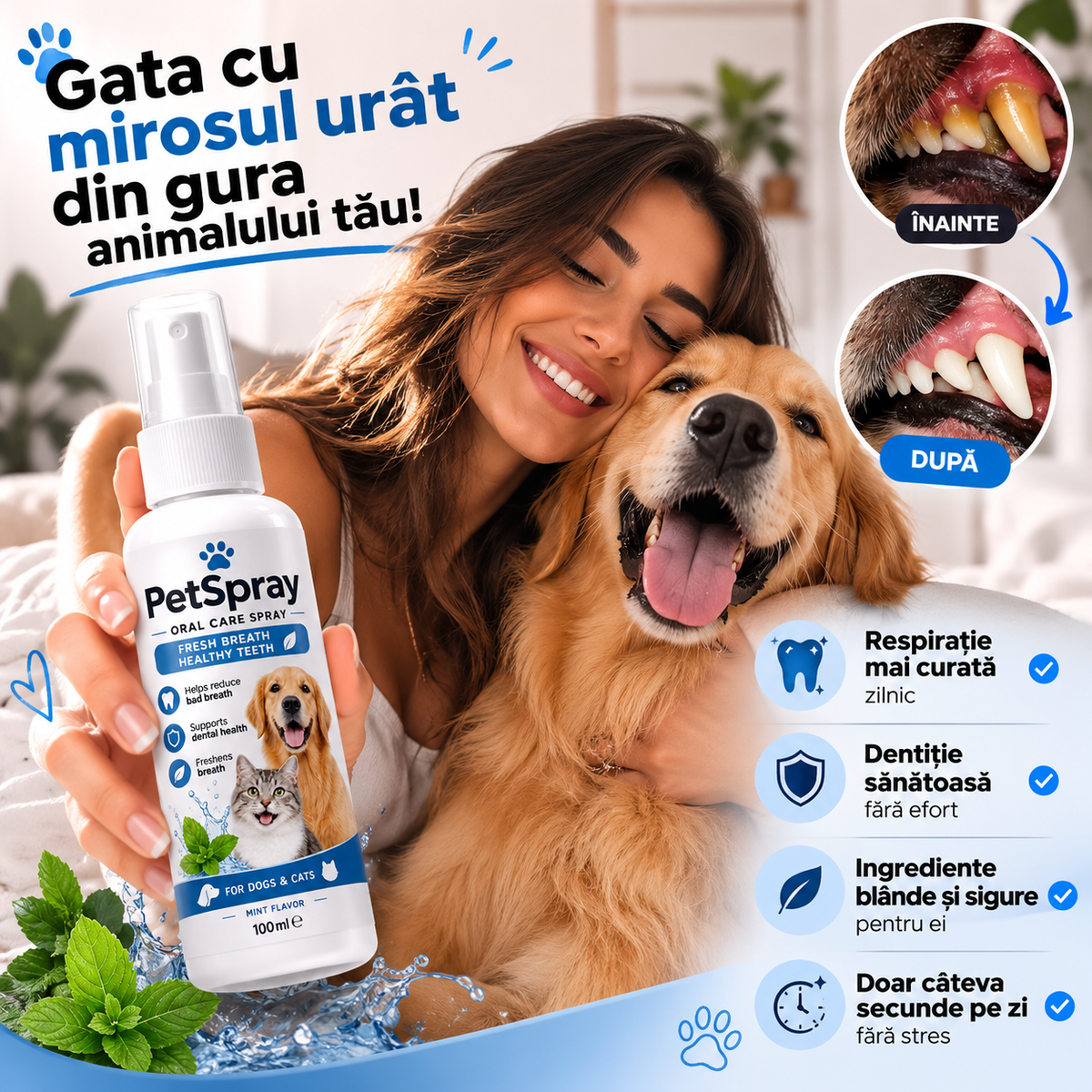 PetSpray-Îngrijire cu drag pentru animăluțul tău 🐾